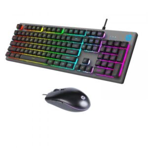HP USB Gaming Keyboard and Mouse KM300F Colorful Backlit Lighting - 8AA01AA