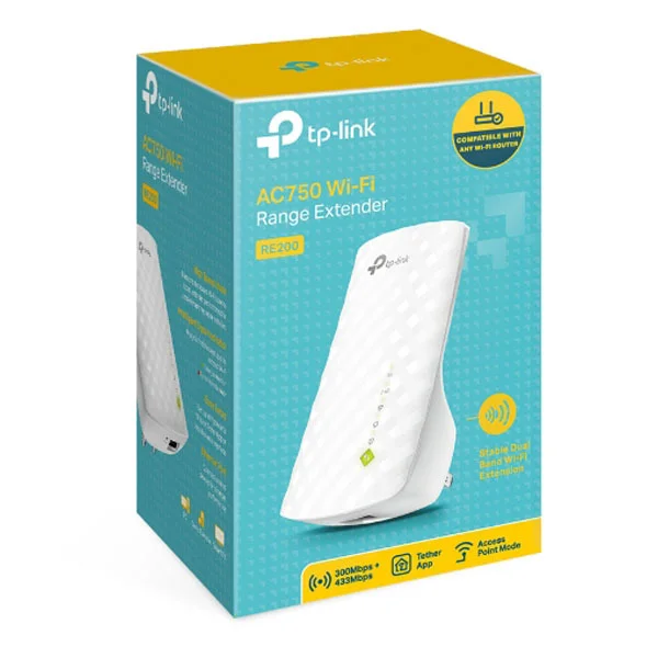 TP-Link AC750 Mesh Wireless N Wall Plugged Range Extender TP-Link AC750 Mesh Wireless N Wall Plugged Range Extender