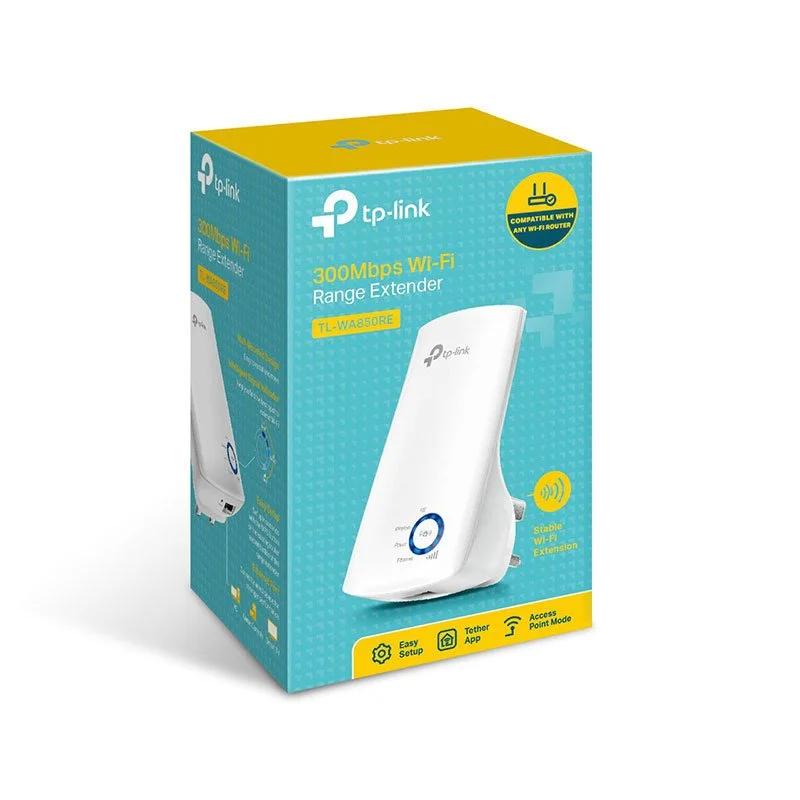 TP-Link 300Mbps Wireless N Wall Plugged Range Extender (TL-WA850RE) TP-Link 300Mbps Wireless N Wall Plugged Range Extender (TL-WA850RE)