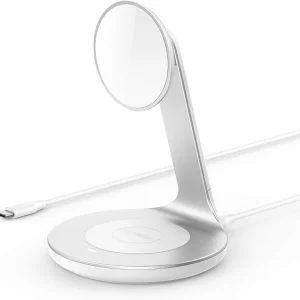 Anker White PowerWave Magnetic 2-in-1 Stand