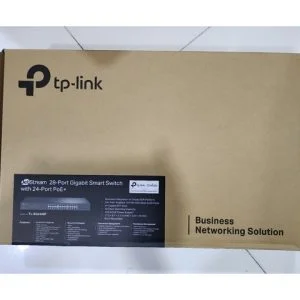 TP-Link JetStream 28-Port Gigabit Smart Switch with 24-Port PoE+ (TL-SG2428P)