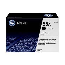 HP 55A Black toner cartridge compatible with HP LaserJet printers