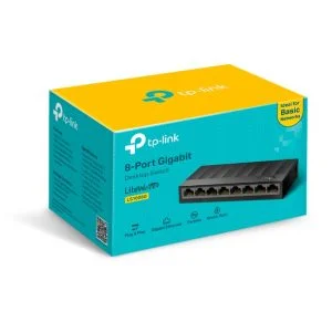TP-Link (TL-LS1008G) 8-Port Gigabit Desktop Switch