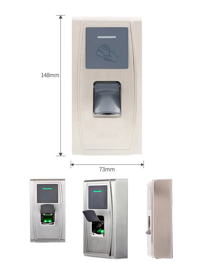 ZKTeco ZK MA300 Outdoor Stainless Fingerprint Reader ZKTeco ZK MA300 Outdoor Stainless Fingerprint Reader