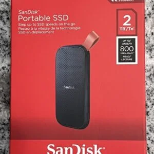 SANDISK E30 PORTABLE EXTERNAL SSD 1TB - Black - SDSSDE30-1T00-G26