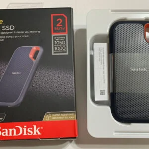 SANDISK E61 EXTREME PORTABLE EXTERNAL SSD V2 4TB - Black - SDSSDE61-4T00-G25