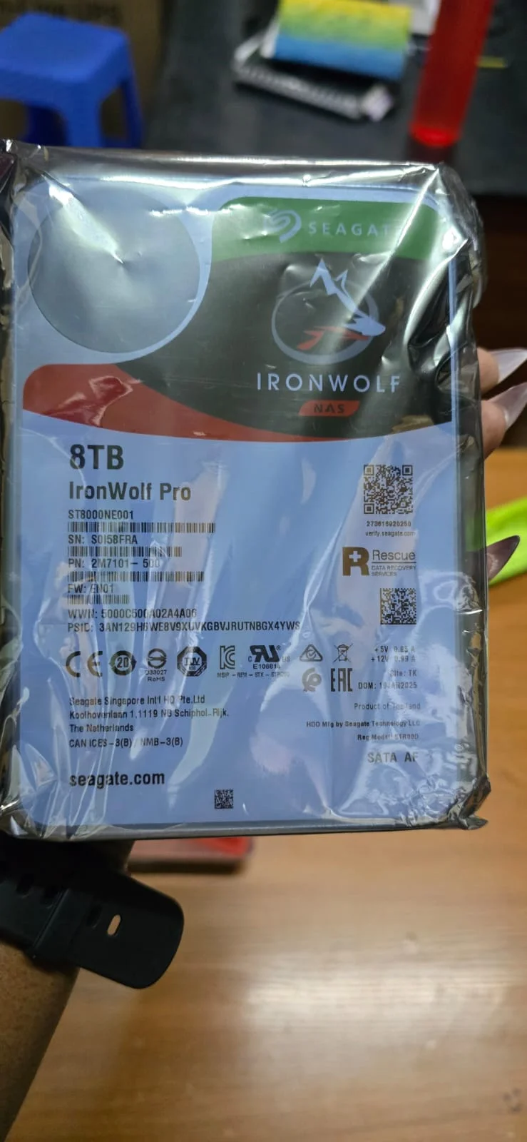 Seagate IronWolf Pro 8TB NAS Hard Drive Seagate IronWolf Pro 8TB NAS Hard Drive