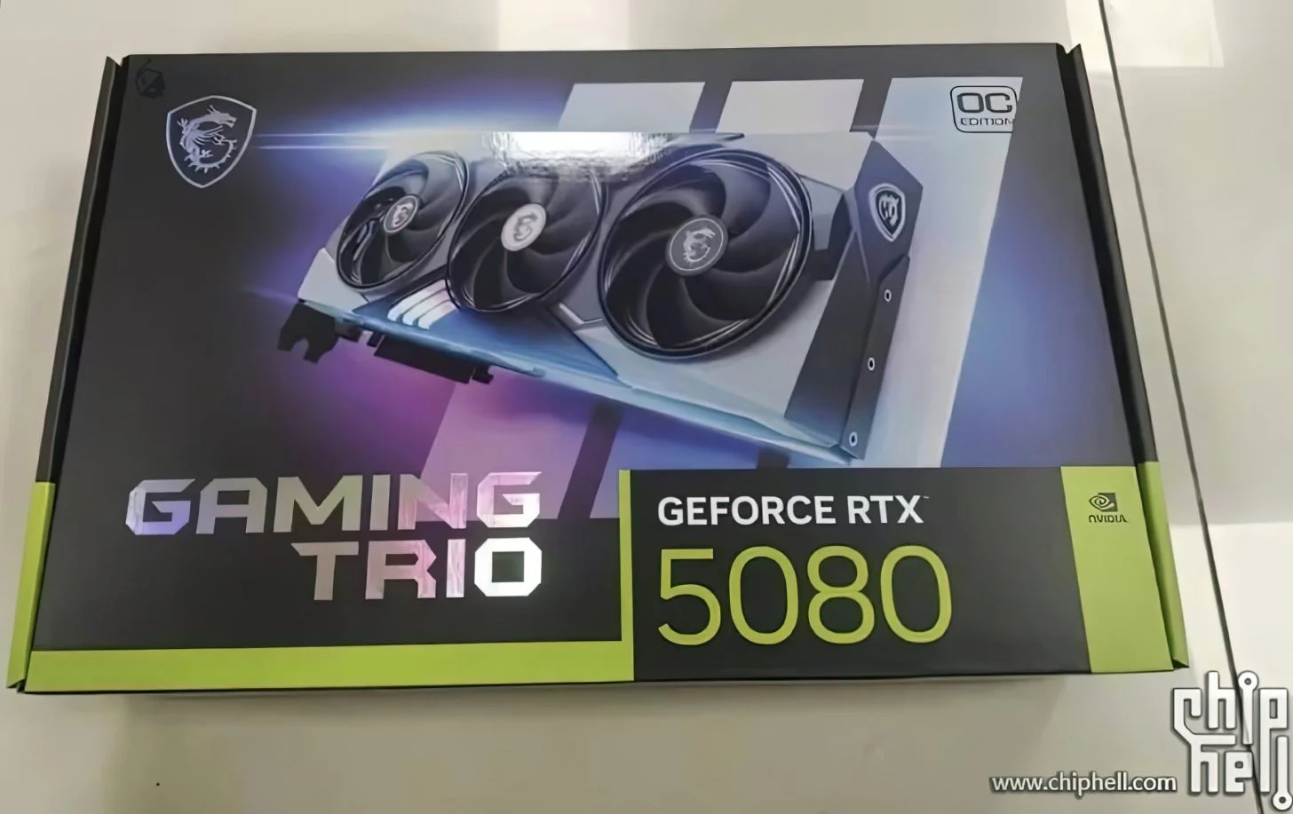 GeForce RTX 5080 graphics card GeForce RTX 5080 graphics card
