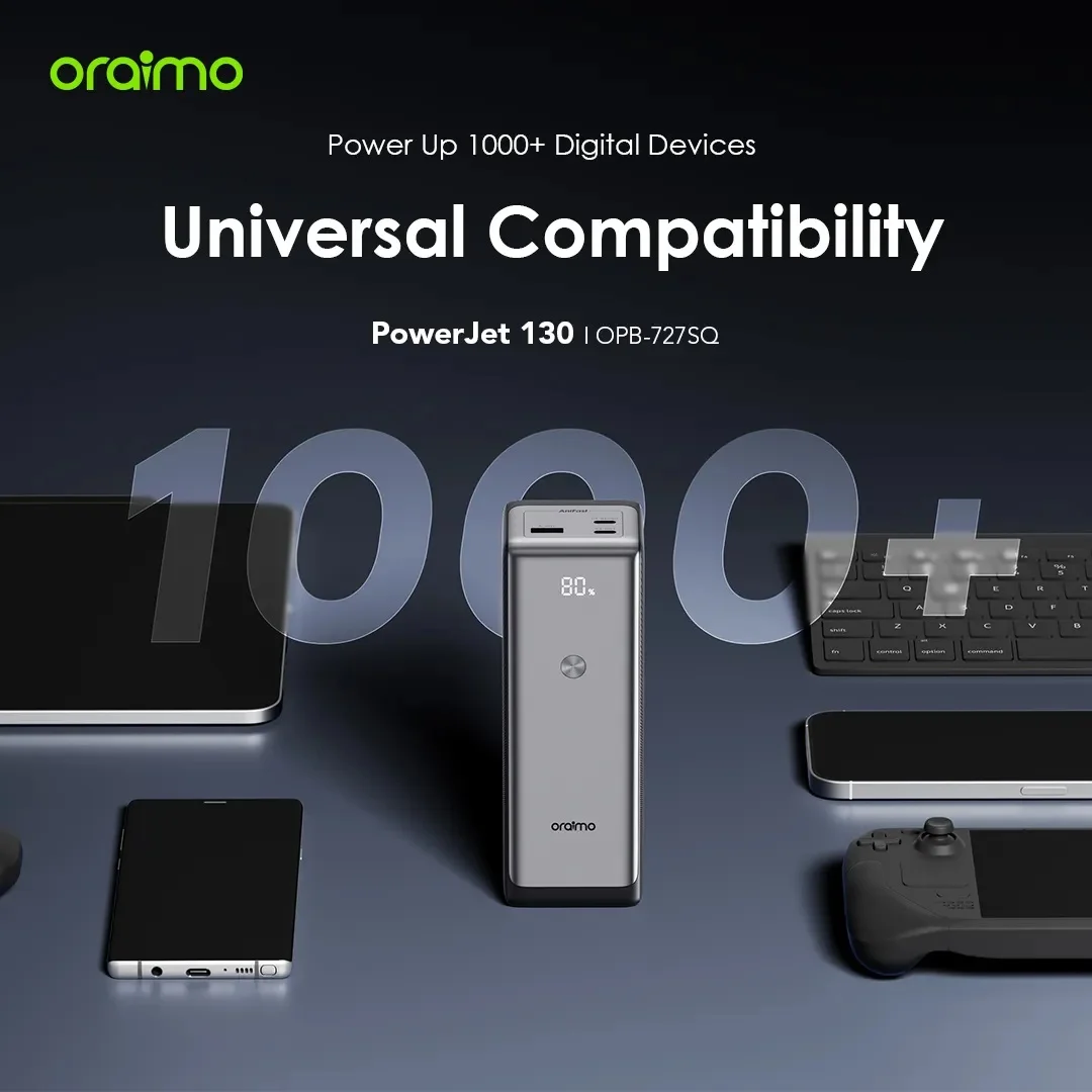 Oraimo 130W laptop power bank Oraimo 130W laptop power bank