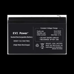 7Ah EVI Lead-Acid Battery 12V