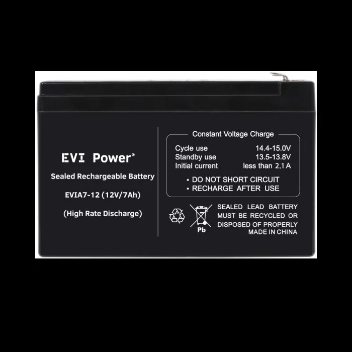 7Ah EVI Lead-Acid Battery 12V 7Ah EVI Lead-Acid Battery 12V