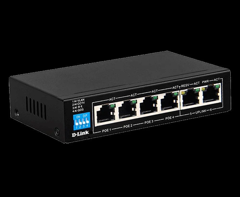 D-Link 6-Port PoE Switch D-Link 6-Port PoE Switch