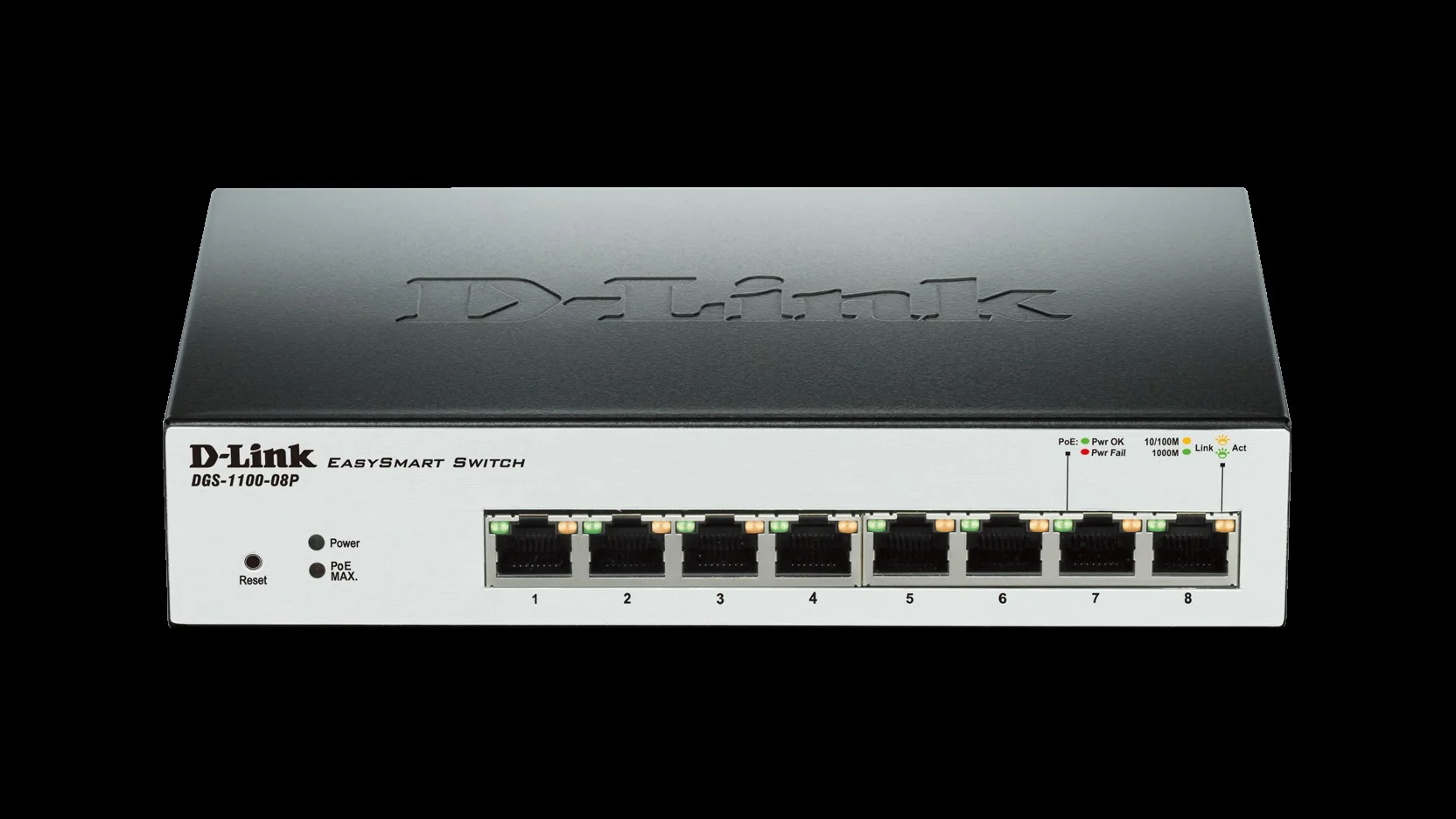 D-Link 8-Port Gigabit PoE Switch D-Link 8-Port Gigabit PoE Switch