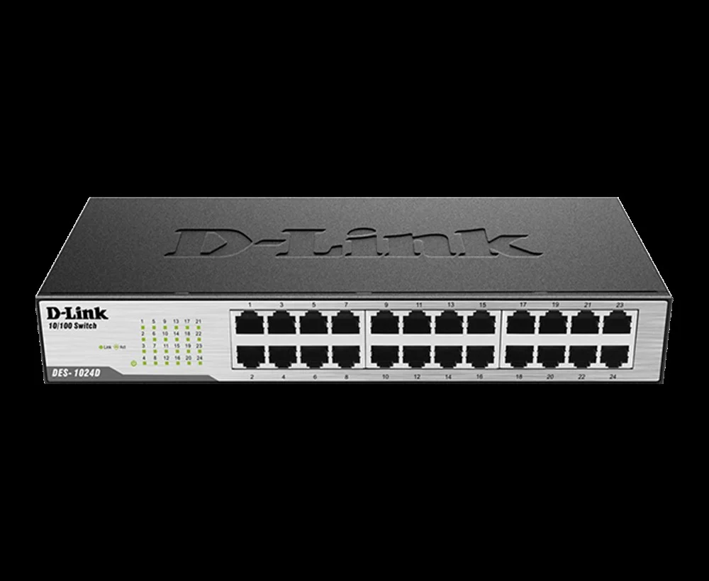 D-Link DES-1024D 24-Port Unmanaged Switch D-Link DES-1024D 24-Port Unmanaged Switch