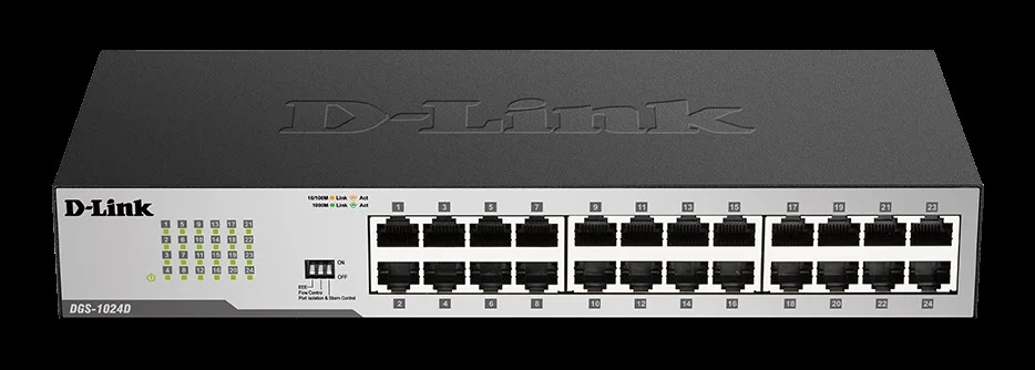 D-Link DGS-1024D 24-Port Unmanaged Switch D-Link DGS-1024D 24-Port Unmanaged Switch