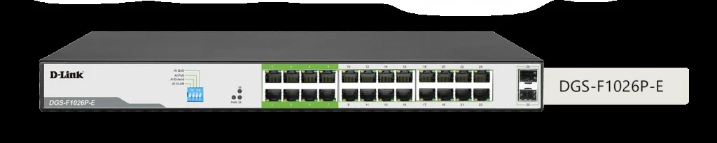 D-Link DGS-F1026P 24-Port PoE Switch D-Link DGS-F1026P 24-Port PoE Switch