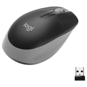Logitech M191 Wireless Full Size Mouse Mid Grey